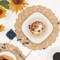 100 Pcs Paper Doilies for Table, Round Paper Placemats Disposable for Tableware Decor, 13.5 Inches Lace Place Mats for Birthday Wedding Banquet Party-01